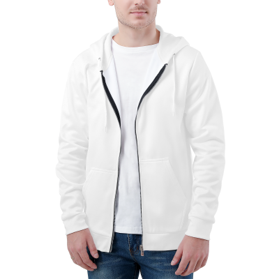 Men's All Over Print Zip Hoodie for Daily Comfort | InkPOD Men's All Over Print Zip Hoodie for Daily Comfort | InkPOD